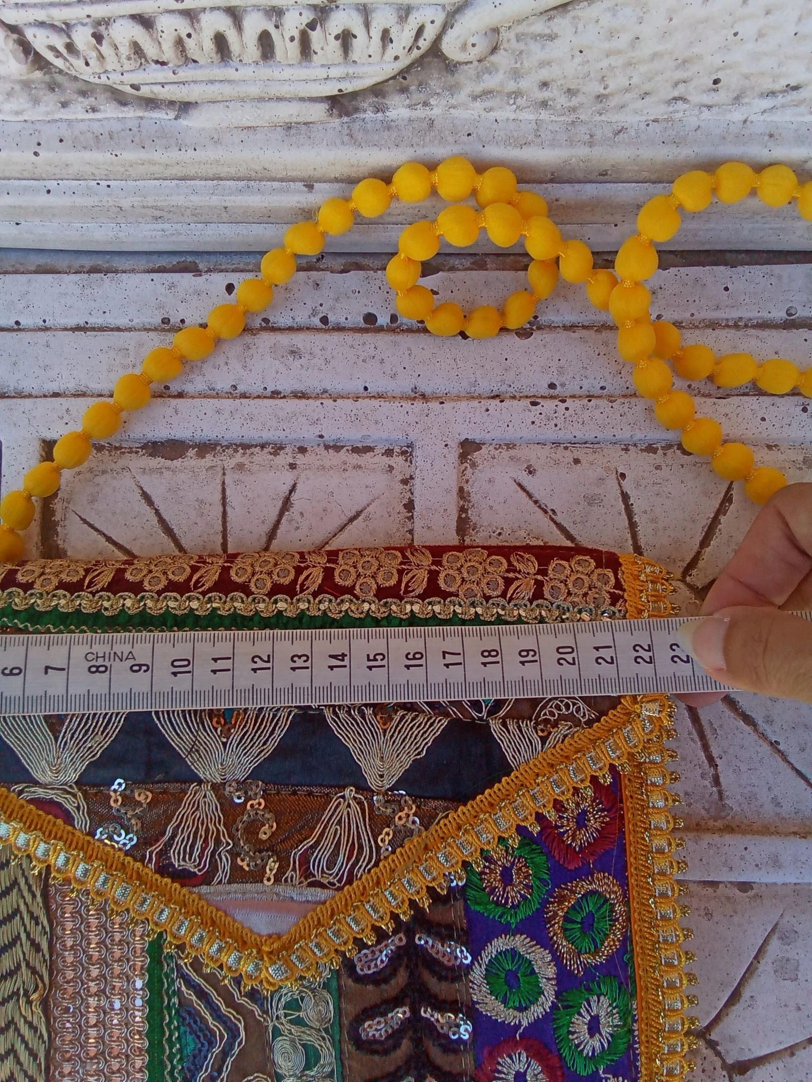 Bolsa India bordada multicolor – photo 7